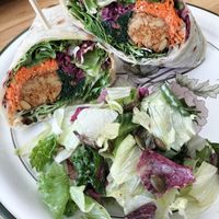 Rainbow tempeh wrap at Phyto Bistro in Nha Trang