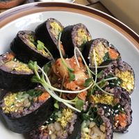 Vegan Kimbap. Delicious !  at Phyto Bistro in Nha Trang