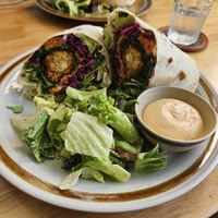 Tempeh Wrap at Phyto Bistro in Nha Trang