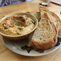 Hummus at Phyto Bistro in Nha Trang