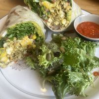 Great food! We tried a lot of different things but this scrambled wrap was our favorite!   at Phyto Bistro in Nha Trang
