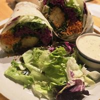 Tempeh rainbow wrap at Phyto Bistro in Nha Trang