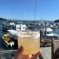 Mocktail margarita – really good!   at Malibu Farm Tiburon in Tiburon