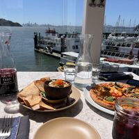 The view!😄  at Malibu Farm Tiburon in Tiburon