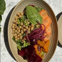 Vegan chop saladd  at Malibu Farm Tiburon in Tiburon