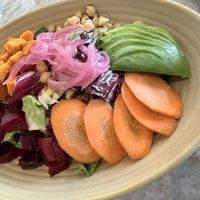 Vegan Chop salad   at Malibu Farm Tiburon in Tiburon