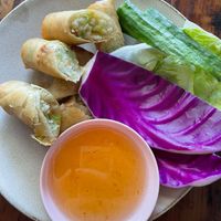 vegan fried rolls   at Tee Sud Thai Rustic and Bar in Snohomish