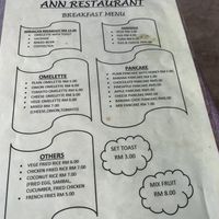   at Anne Restaurant in Pahang