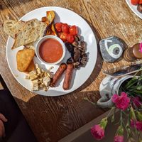 Vegan breakfast at Shambles Bar Bistro in North Walsham