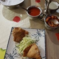 Samosas at Original Indian Restaurant Bar Indian Curry in Calpe