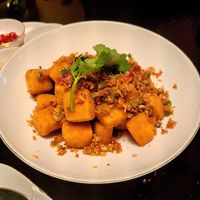 Golden tofu - love! at Grand Majestic Sichuan in Hong Kong Island