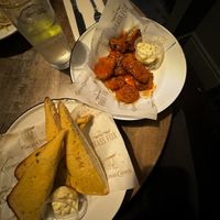 Garlic Bread, Buffalo Wings  at The Brass Fox Wicklow in Wicklow