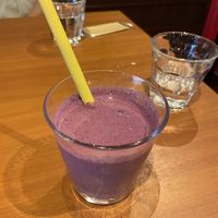 Vegan blueberry smoothie  at Coco Hana in Kyoto