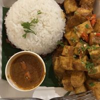 Tofu rendang with extra sauce   at Klub Kembali in 