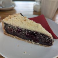 semolina poppy seed cherry cake at 5 Senses Coffee - Wiesentalstraße in Freiburg
