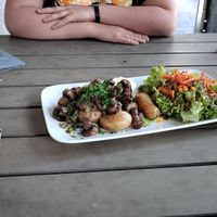 Potatoes with mushrooms at Stadtgespräch in Olsberg