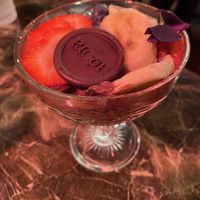 Chocolate avocado mousse     at Agora DC in Washington