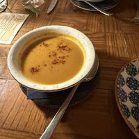 Lentil soupp  at Agora DC in Washington