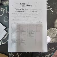 make your own poke at Pan Poke in Rome