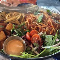 Vegan sharer   at Zucchini Pasta Bar in Newcastle Upon Tyne