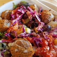 Falafel bowl at Hummus Republic in Louisville
