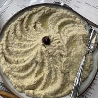 Baba ganoush  at Mimoza Mediterranean Restaurant in San Diego