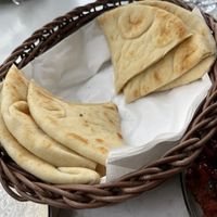 Pita bread   at Mimoza Mediterranean Restaurant in San Diego