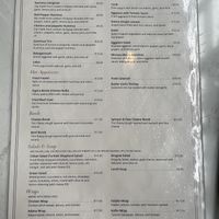 Menu  at Mimoza Mediterranean Restaurant in San Diego