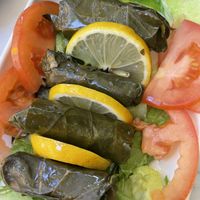 5 dolmas - main menu not lunch  at Mimoza Mediterranean Restaurant in San Diego