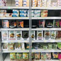Vegan products   at Carrefour Market  in Pompei