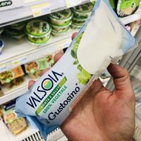 Vegan cheese  at Carrefour Market  in Pompei