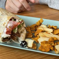 Wrap de seitán  at Hope  in Lugo