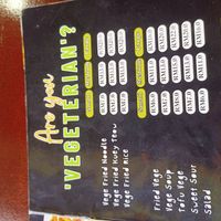 Menu at Taman Negara Floating Restaurant in Pahang