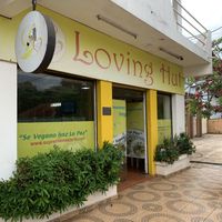 Storefront at Loving Hut in Ciudad Del Este