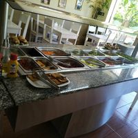 Buffet pt.1 at Loving Hut in Ciudad Del Este
