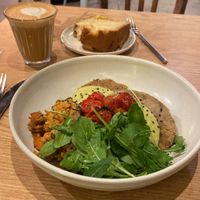 pancakes salés à la courge😄 at ZEITGEIST Café in Lyon