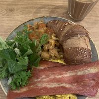 French vegan  at ZEITGEIST Café in Lyon