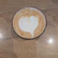 Cappuccino with soy milk at ZEITGEIST Café in Lyon