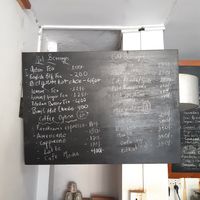 Drink menu at Sami Croissant in Lalitpur