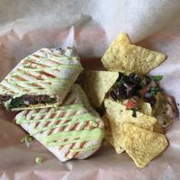 Breaky burrito! at VO2 Vegan Cafe in Cambridge