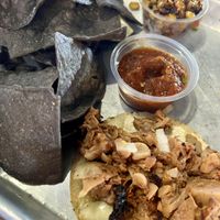 Jackfruit Tacos - no crema   at Bosque Brewing Co in Bernalillo