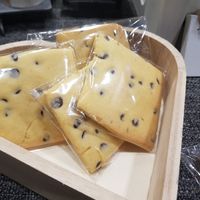 Chocolate chip shortbread at A Vegan Affair in Cramlington