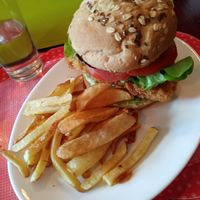 "Garuch" sandwich. Photo doesn't do it justice! at Vegan Bunker in Santiago