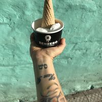 Zen Zero Ice cream at Vegan Bunker in Santiago