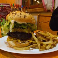 Manoly at Vegan Bunker in Santiago