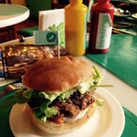 boiger at Vegan Bunker in Santiago