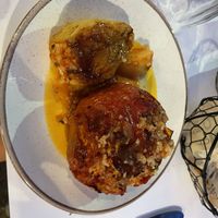 Stuffed veg  at To Steki sti Gonia in Himare