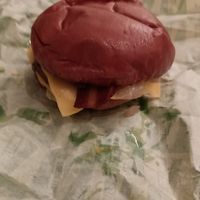 OAB added bacon at Dirty Vegan Burgers by Taster  in East London