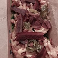 Big load fries at Dirty Vegan Burgers by Taster  in East London