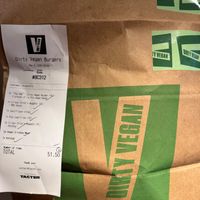  at Dirty Vegan Burgers by Taster  in East London